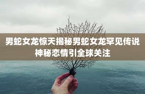 男蛇女龙惊天揭秘男蛇女龙罕见传说神秘恋情引全球关注