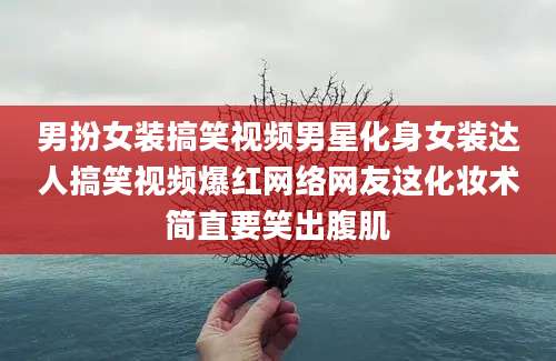 男扮女装搞笑视频男星化身女装达人搞笑视频爆红网络网友这化妆术简直要笑出腹肌
