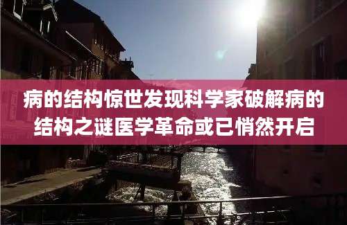 病的结构惊世发现科学家破解病的结构之谜医学革命或已悄然开启