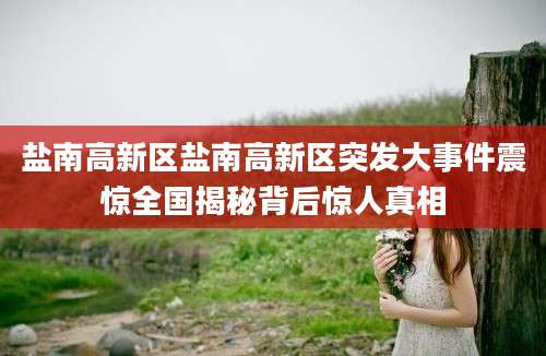 盐南高新区盐南高新区突发大事件震惊全国揭秘背后惊人真相