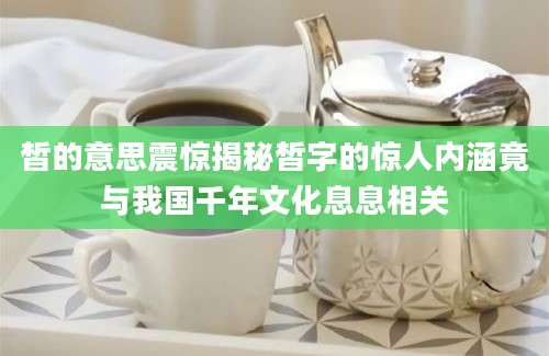 皙的意思震惊揭秘皙字的惊人内涵竟与我国千年文化息息相关