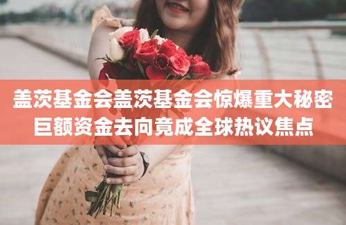 盖茨基金会盖茨基金会惊爆重大秘密巨额资金去向竟成全球热议焦点