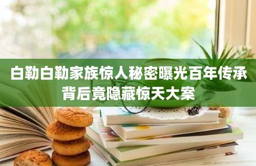 白勒白勒家族惊人秘密曝光百年传承背后竟隐藏惊天大案