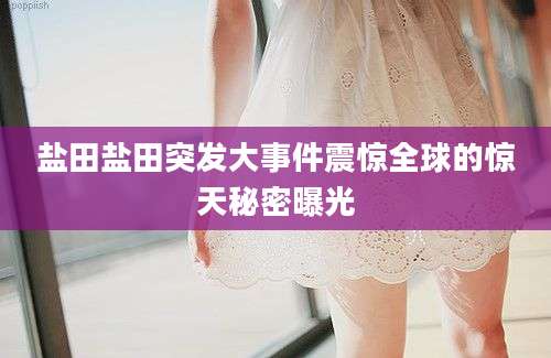 盐田盐田突发大事件震惊全球的惊天秘密曝光