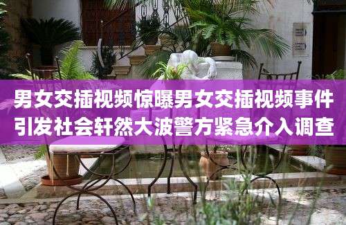 男女交插视频惊曝男女交插视频事件引发社会轩然大波警方紧急介入调查