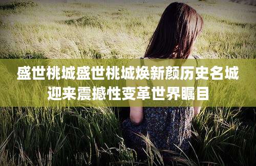 盛世桃城盛世桃城焕新颜历史名城迎来震撼性变革世界瞩目