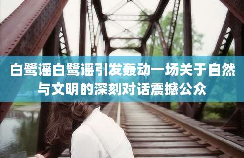 白鹭谣白鹭谣引发轰动一场关于自然与文明的深刻对话震撼公众