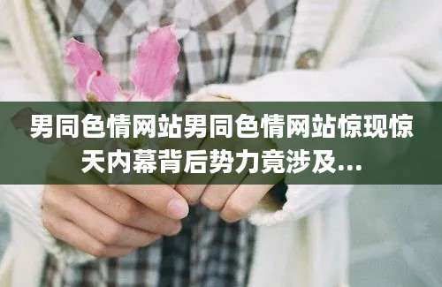 男同色情网站男同色情网站惊现惊天内幕背后势力竟涉及...