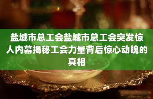 盐城市总工会盐城市总工会突发惊人内幕揭秘工会力量背后惊心动魄的真相