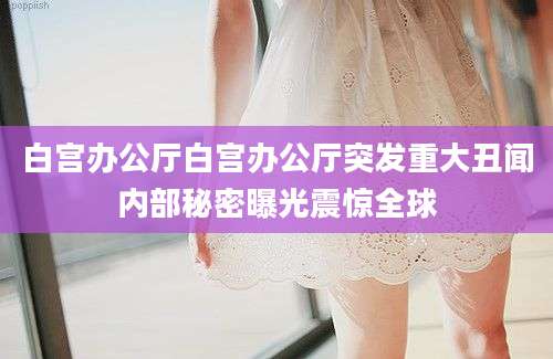 白宫办公厅白宫办公厅突发重大丑闻内部秘密曝光震惊全球
