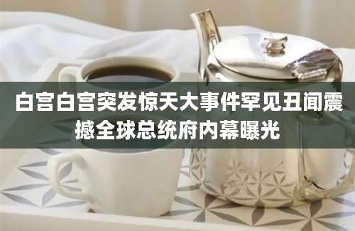 白宫白宫突发惊天大事件罕见丑闻震撼全球总统府内幕曝光