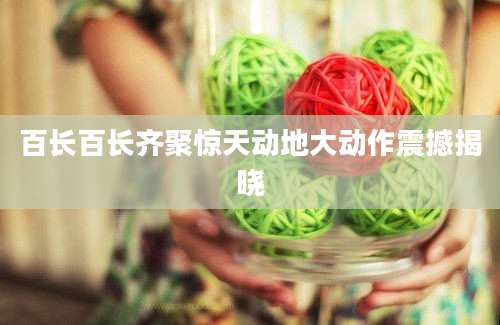 百长百长齐聚惊天动地大动作震撼揭晓