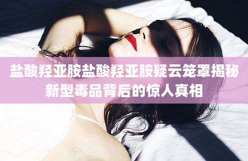盐酸羟亚胺盐酸羟亚胺疑云笼罩揭秘新型毒品背后的惊人真相