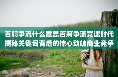 百舸争流什么意思百舸争流竞速时代揭秘关键词背后的惊心动魄商业竞争