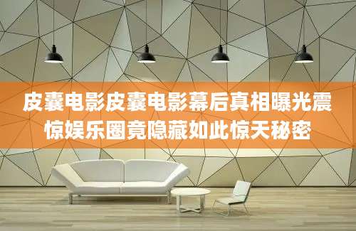 皮囊电影皮囊电影幕后真相曝光震惊娱乐圈竟隐藏如此惊天秘密