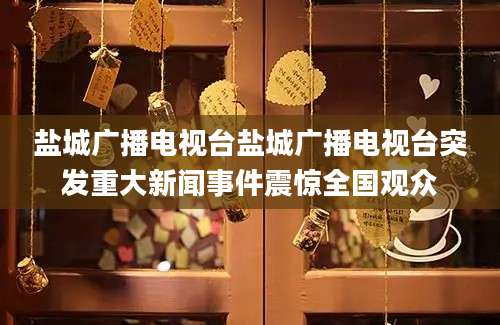 盐城广播电视台盐城广播电视台突发重大新闻事件震惊全国观众