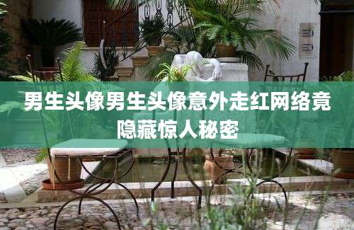 男生头像男生头像意外走红网络竟隐藏惊人秘密