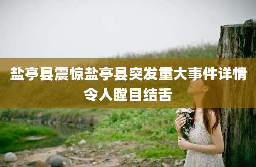 盐亭县震惊盐亭县突发重大事件详情令人瞠目结舌