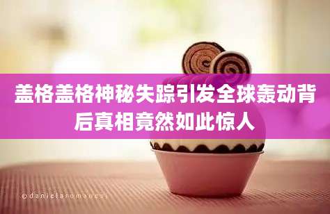 盖格盖格神秘失踪引发全球轰动背后真相竟然如此惊人